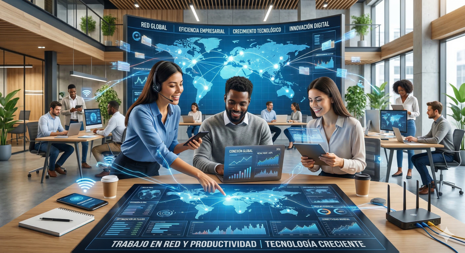 TRABAJO EN RED Y PRODUCTIVIDAD TECNOLÓGICA CRECIENTE